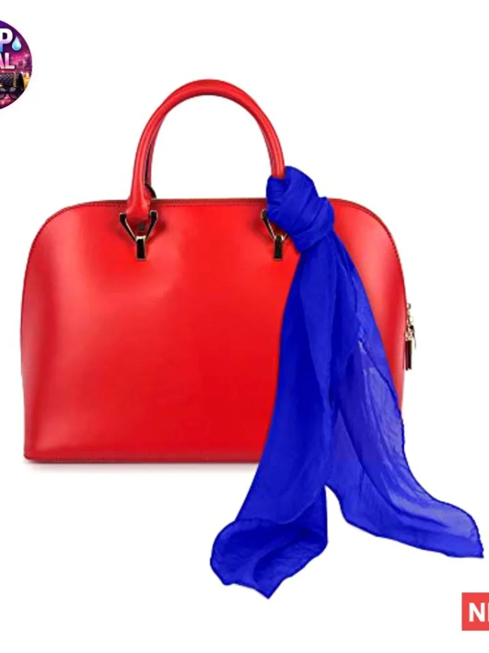 Polyester Chiffon Scarf Vintage Square Head Neck Accessory